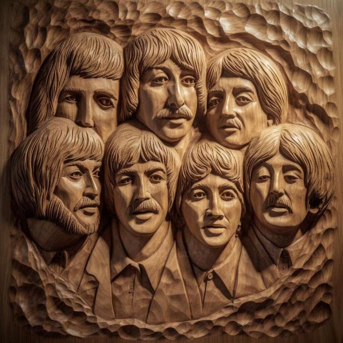 Characters (The Beatles 1, HERO_125) 3D models for cnc